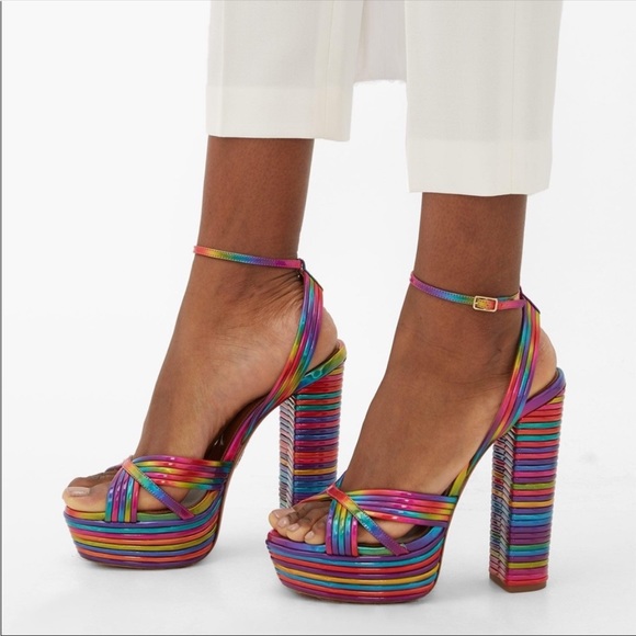 Like new Aquazzura Sundance platform 37 $895 - Picture 3 of 14